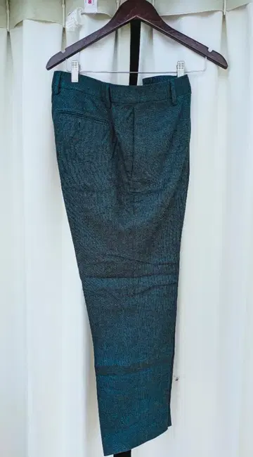 BANANA REPUBLIC LINEN NAVY 헤링본 슬랙스
