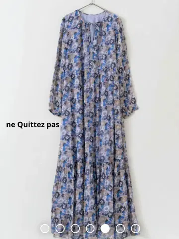 Pasand ne Quittez pas 파상드 누키테파 원피스 꽃무늬