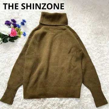 [ 새상품급 ] 더 신존 하이 게이지 터틀넥 니트 넉넉한 풀오버
