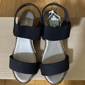 미사용 택 포함 슈라루 한 손으로 신을 수 있는 샌들 슈달 24.5cm