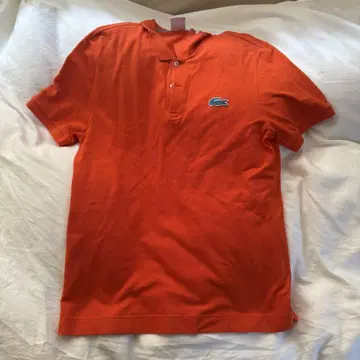 LACOSTE LIVE 오렌지 피케 셔츠 L 사이즈