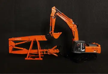 히타치 겐키 ZAXIS350LCK 롱 붐 프론트 백호 해체기