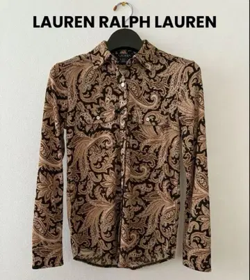 LAUREN RALPH LAUREN 슬림 핏 저지 셔츠 XS