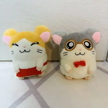 방가방가 햄토리 마이도, 안경군 봉제 인형 2개 세트 (택 없음)