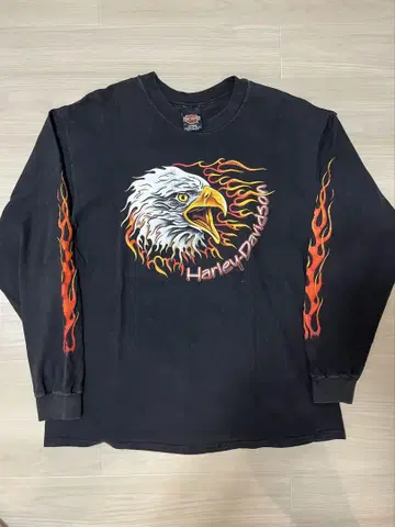 Harley-Davidson 이글 긴팔 티셔츠 XL