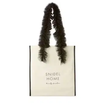 snidel home 튤 캔버스 백
