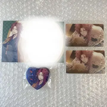 피오피 양 하트 캔뱃지 메세카 클리어 카드 오토파 피오피오레의 만종