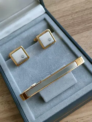 dunhill 던힐 넥타이핀 커프스 세트