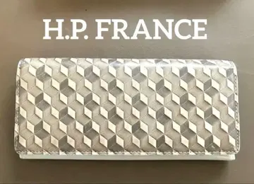 H.P. FRANCE 아쉬페프랑스 수금의 문고 가죽 장지갑