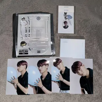 ATEEZ 산 굿즈 아크릴 스탠드 사진 키링