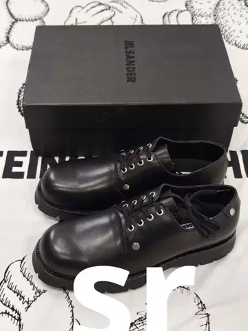 JIL SANDER 블랙 드레스 신발 43