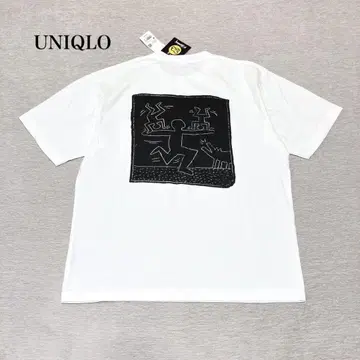 택 포함 새상품 유니클로 UT(M) 키이스 해링 서브웨이 드로잉