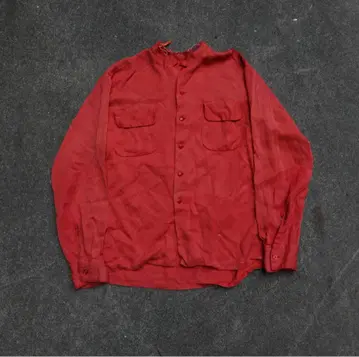 60년대 레이온 셔츠 보로 vintage