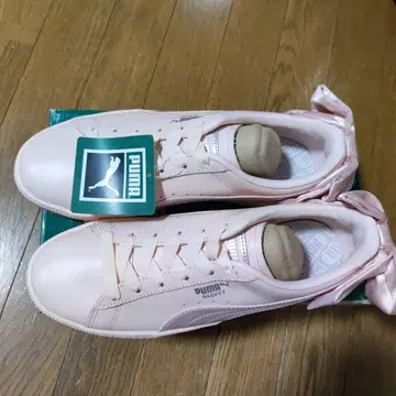 PUMA 리본 핑크 스니커즈
