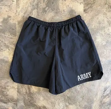 00s 미군 ARMY PFU 트레이닝 숏팬츠 XL 블랙