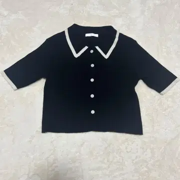 chico 반팔 니트 가디건