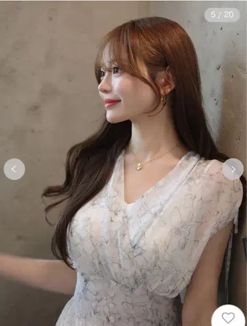 새상품 FRAY I.D 프레이 아이디 라인 플라워 프린트 랩 원피스