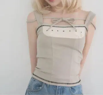 andmary Luca stitch tops beige