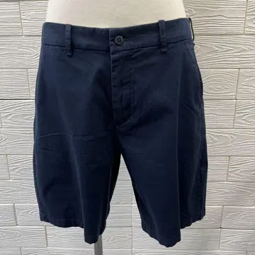 [새상품] Abercrombie & Fitch 네이비 코튼 숏팬츠