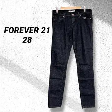 FOREVER 21 스키니 데님 28 사이즈 다크 블루