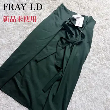[미사용 새상품] 프레이 아이디 아인 메트리 롱 스커트 그린 0
