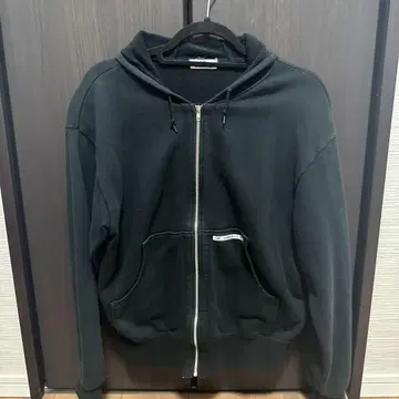 VIVAYOU 블랙 집업 후드티