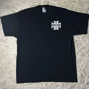 XL 00년대 west coast choppers 블랙 티셔츠 바이크