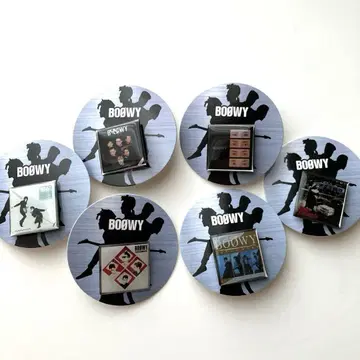 미사용 새상품 BOOWY 핀즈 6개 세트 익명 배송 가챠가챠