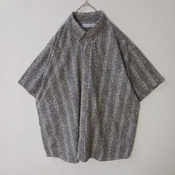 90년대 MARC DANIELS 올 패턴 반팔 셔츠 2XL