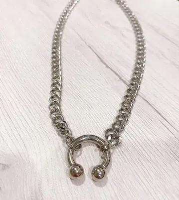 금속 알레르기 대응 바디 피어싱 목걸이