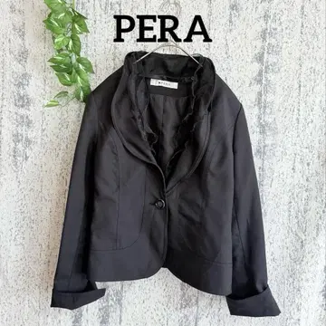 [ PERA ] 프릴 여성용 테일러드 자켓 블랙 (9AR)