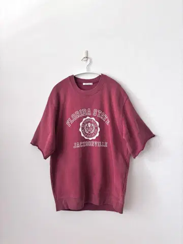 Whim Gazette 윔 가제트 칼리지 로고 풀오버 맨투맨