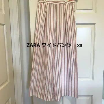 ZARA 스트라이프 와이드 팬츠 xs