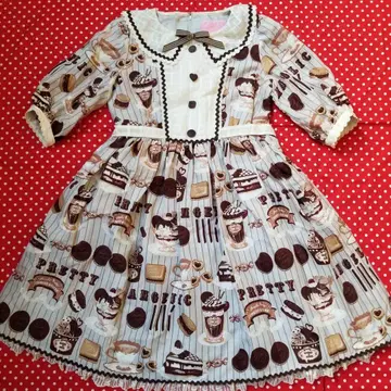 Angelic Pretty Cream Cookie Parade 원피스