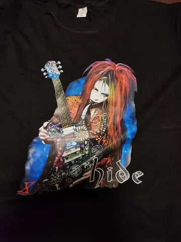 [새상품] hide 히데 티셔츠 XL X JAPAN 락티 XJAPAN
