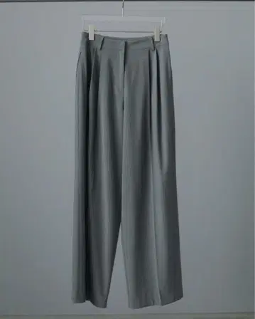 [ anuke ] Panel Wide Pants 그레이