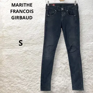 MARITHE FRANCOIS GIRBAUD 스키니 팬츠 S 미 라인
