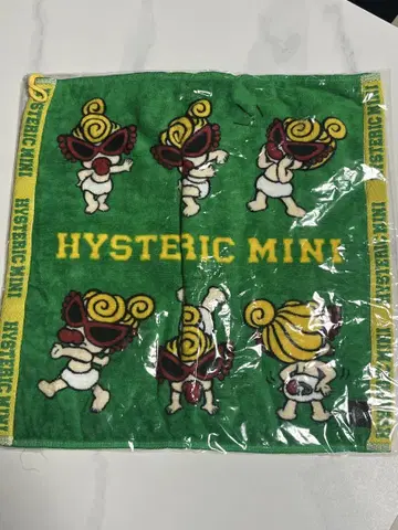 HYSTERIC MINI 캐릭터 타월 그린 히스
