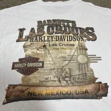 HARLEY-DAVIDSON 할리데이비슨 양면 프린트 T셔츠