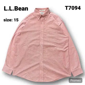 [즉시 구매 OK] L.L.Bean 옥스퍼드 셔츠 사이즈 15 핑크