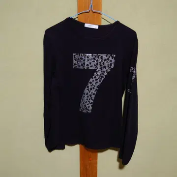 USUALIS 블랙 긴팔 티셔츠 7