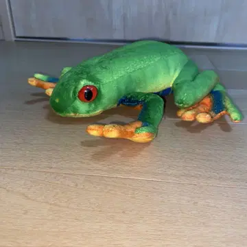 리얼한 개구리 봉제인형
