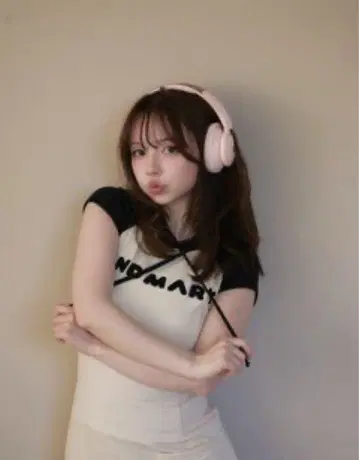 andmary mary 로고 미니 드레스 black