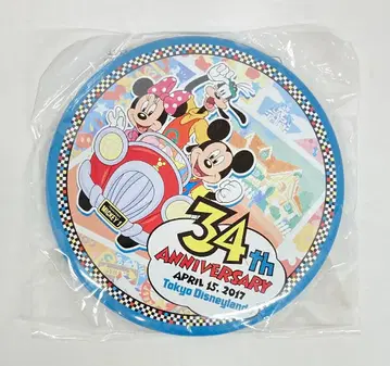 도쿄 디즈니랜드 캔뱃지 TDL 34주년