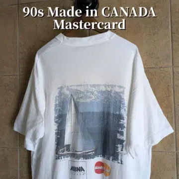 90년대 캐나다제 Mastercard 마스터카드 기업 티셔츠