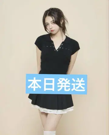 AM1366 Lindsay 로고 tops black 블랙