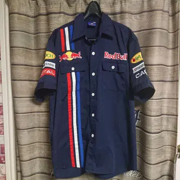 Red Bull 레드불 반팔 워크 셔츠 네이비