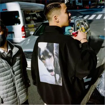 TIGHTBOOTH PRODUCTION 2021 블랙 하프 지퍼 L