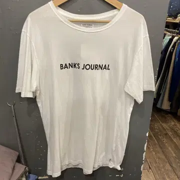 BANKS JOURNAL 화이트 티셔츠