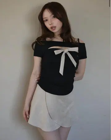 andmary Kite 리본 세트 드레스